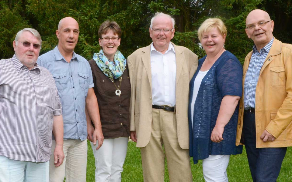 Walter Sluyter, Dirk Böhme, Ute Broszies-Klein, Peter Schauer, Ute Schäfer, Gert Hölzel (v.l.n.r.)