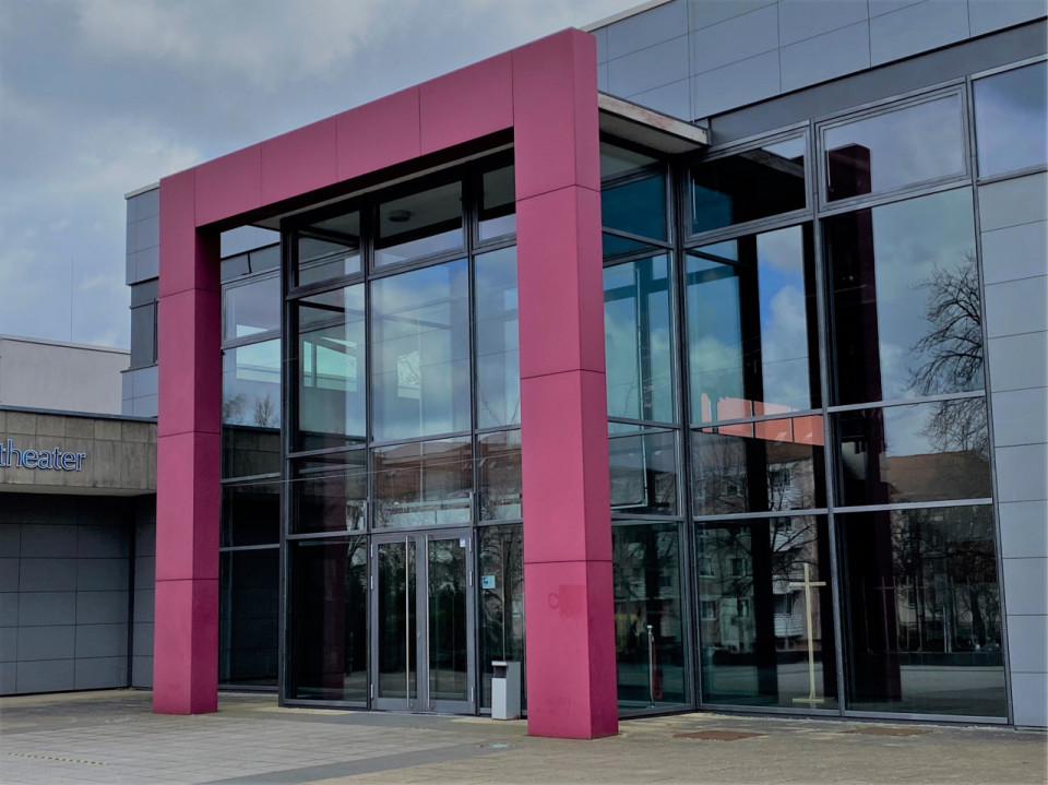 Hauptfoyer als Testzentrum