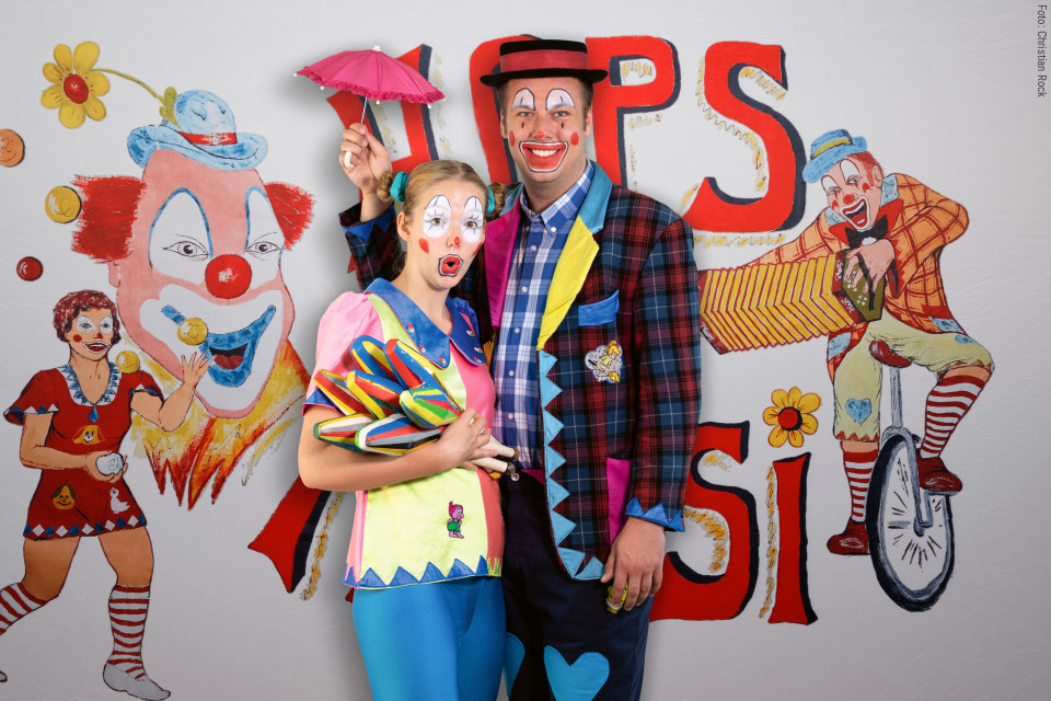 Clown Hops und Hopsi