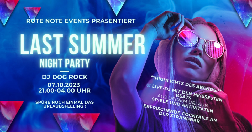 Tanzparty Last Summer Night