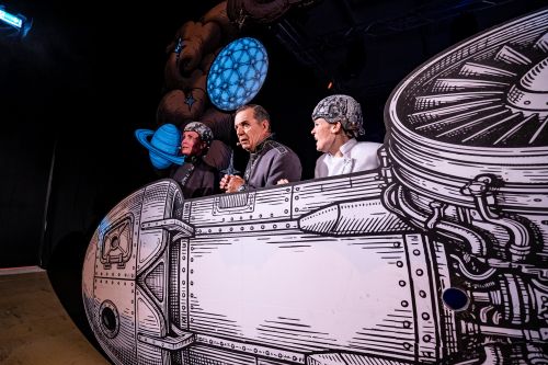 ubs, HP, Mister Mars, v.l.n.r. Theresa Kapps, Volker Ringe, Kinga Stanko ©Udo Krause