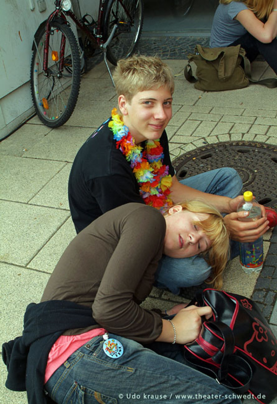 Am Rande des Schultheaterfestvolleyballturniers