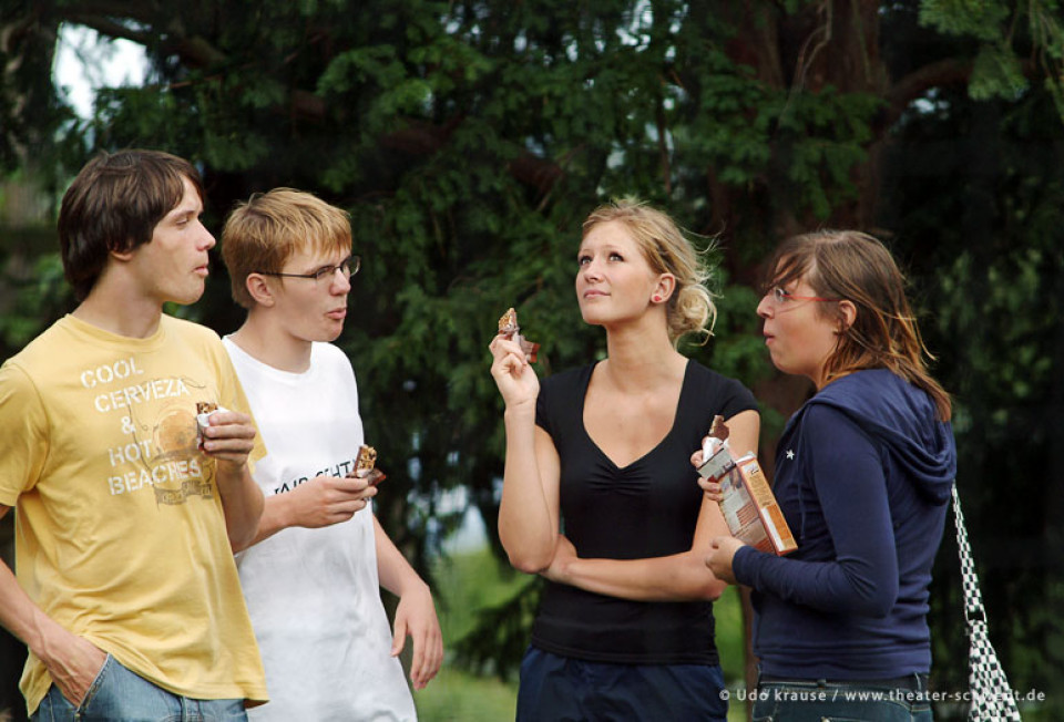 Am Rande des Schultheaterfestvolleyballturniers