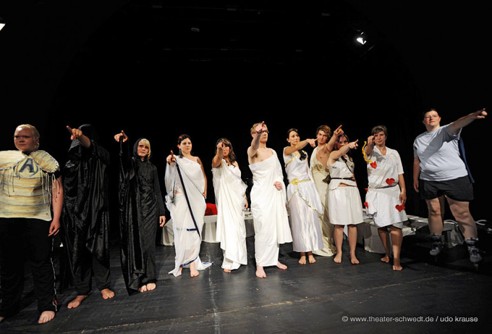 Das Urteil des Paris, Kurs Darstellendes Spiel, Klasse 12, Gesamtschule Talsand Schwedt/Oder