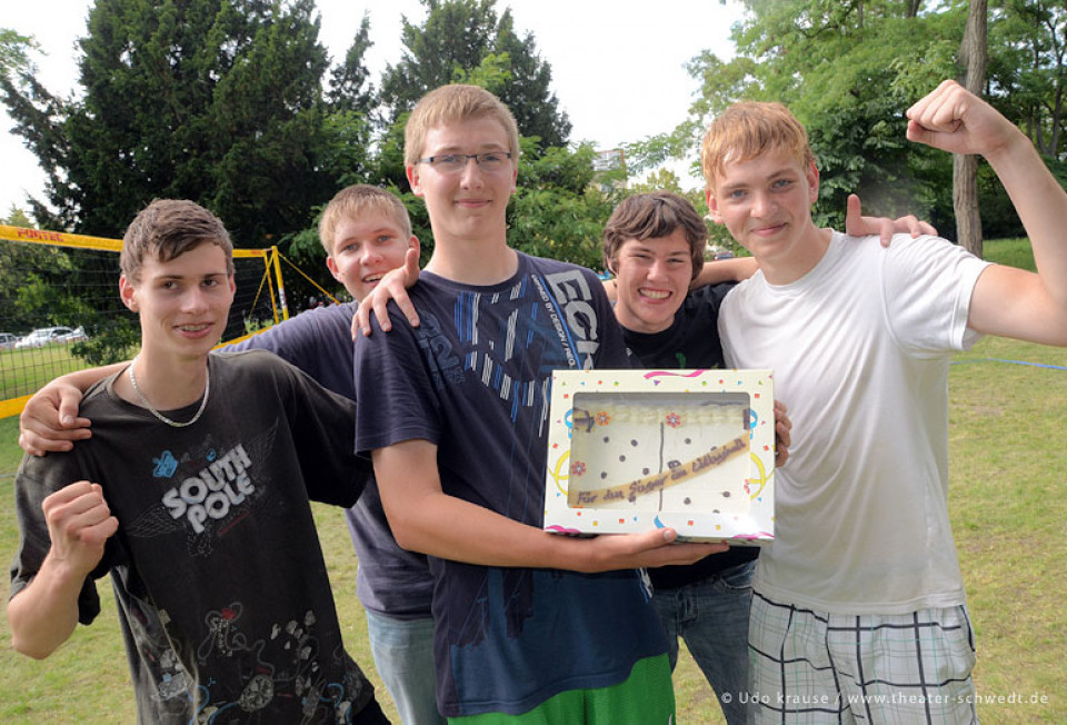 Schultheaterfestvolleyballturnier - Siegerehrung