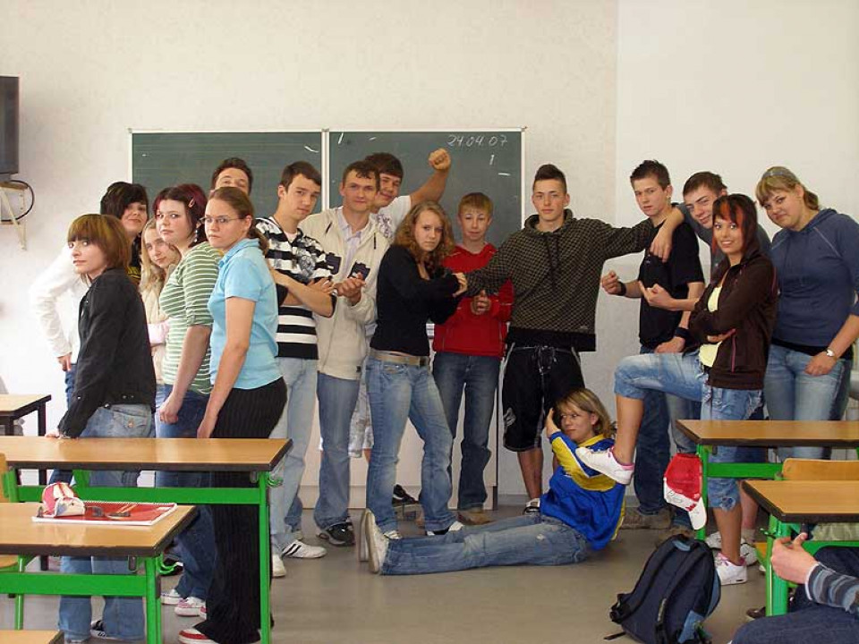 Klasse 9 a Oderbruch-Oberschule Neutrebbin (24.April 2007)